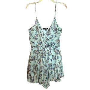 NWOT Trixxi Romper light blue floral unique original